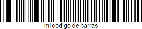 mi codigo de barras