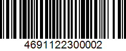 Barcode 4691122300002