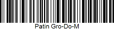 Barcode cho sản phẩm Giày Patin M- Gro 918H Bánh Cao Su Phát Sáng 8 Bánh