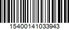 Barcode 15400141033943