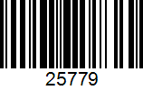 Barcode: 25779