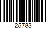 Barcode: 25783