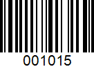 Barcode 001015