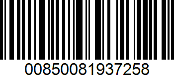 Barcode 00850081937258