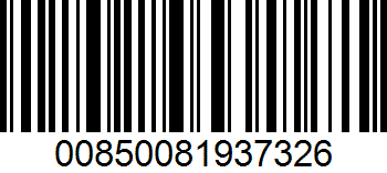 Barcode 00850081937326