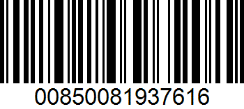 Barcode 00850081937616