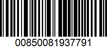 Barcode 00850081937791