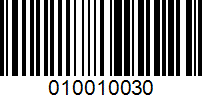 Barcode for 010010030