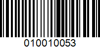 Barcode for 010010053