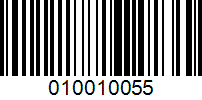 Barcode for 010010055