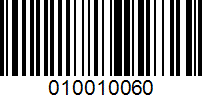 Barcode for 010010060