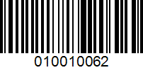 Barcode for 010010062