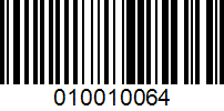 Barcode for 010010064