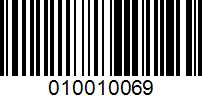 Barcode for 010010069