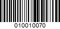 Barcode for 010010070