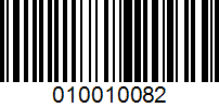 Barcode for 010010082