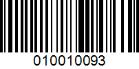 Barcode for 010010093