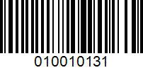 Barcode for 010010131