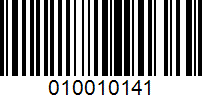 Barcode for 010010141