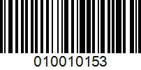 Barcode for 010010153