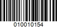 Barcode for 010010154