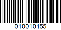 Barcode for 010010155