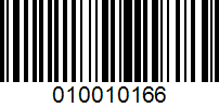 Barcode for 010010166