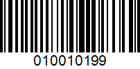 Barcode for 010010199