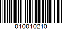Barcode for 010010210