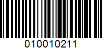 Barcode for 010010211