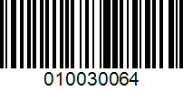 Barcode for 010030064