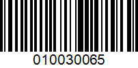 Barcode for 010030065