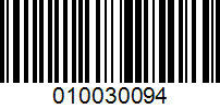 Barcode for 010030094