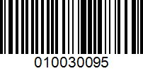 Barcode for 010030095