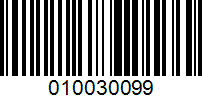 Barcode for 010030099