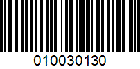 Barcode for 010030130