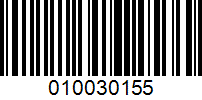 Barcode for 010030155