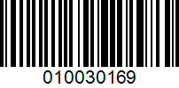 Barcode for 010030169