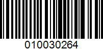 Barcode for 010030264