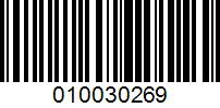Barcode for 010030269