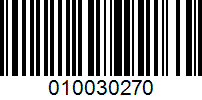 Barcode for 010030270