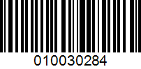 Barcode for 010030284