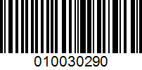 Barcode for 010030290