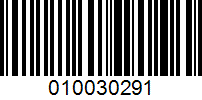 Barcode for 010030291