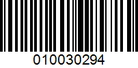 Barcode for 010030294