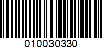 Barcode for 010030330