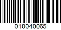 Barcode for 010040065