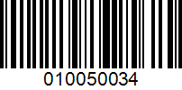 Barcode for 010050034