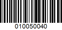 Barcode for 010050040