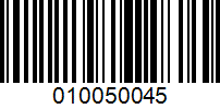 Barcode for 010050045